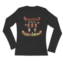 Load image into Gallery viewer, Grandmas Batch Gingerbread Cookies Customized Christmas Grandma T Shirt Customized Grandma Shirts With Grandkids Names

